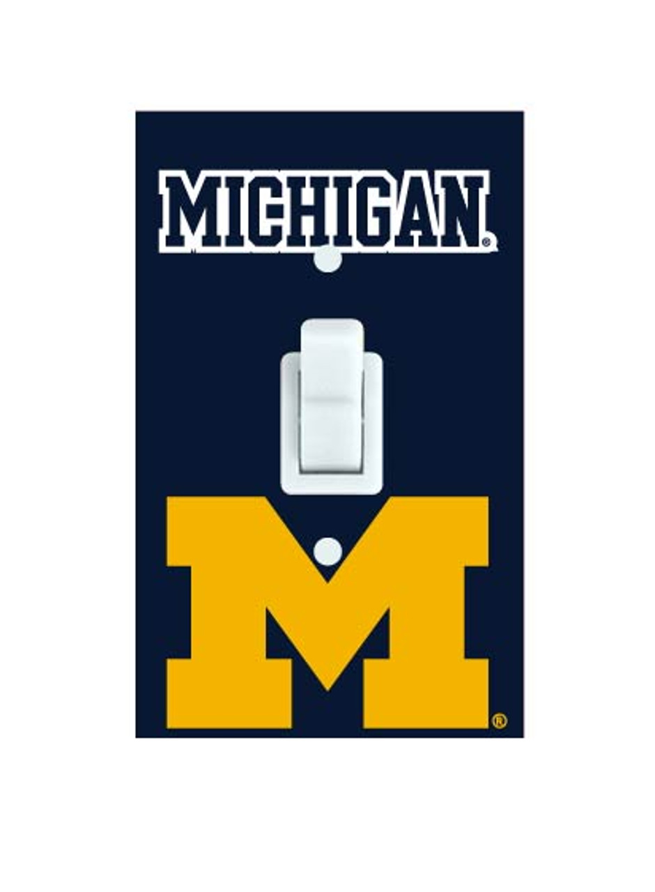 Michigan Wolverines Light Switch Cover