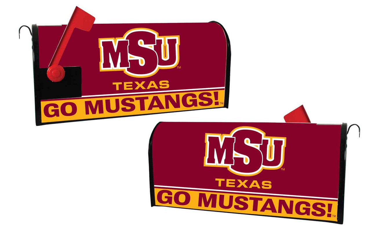 Midwestern State University Mustangs New Mailbox Cover Design