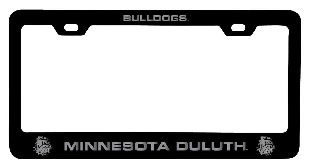 Minnesota Duluth Bulldogs Laser Engraved Metal License Plate Frame Choose Your Color