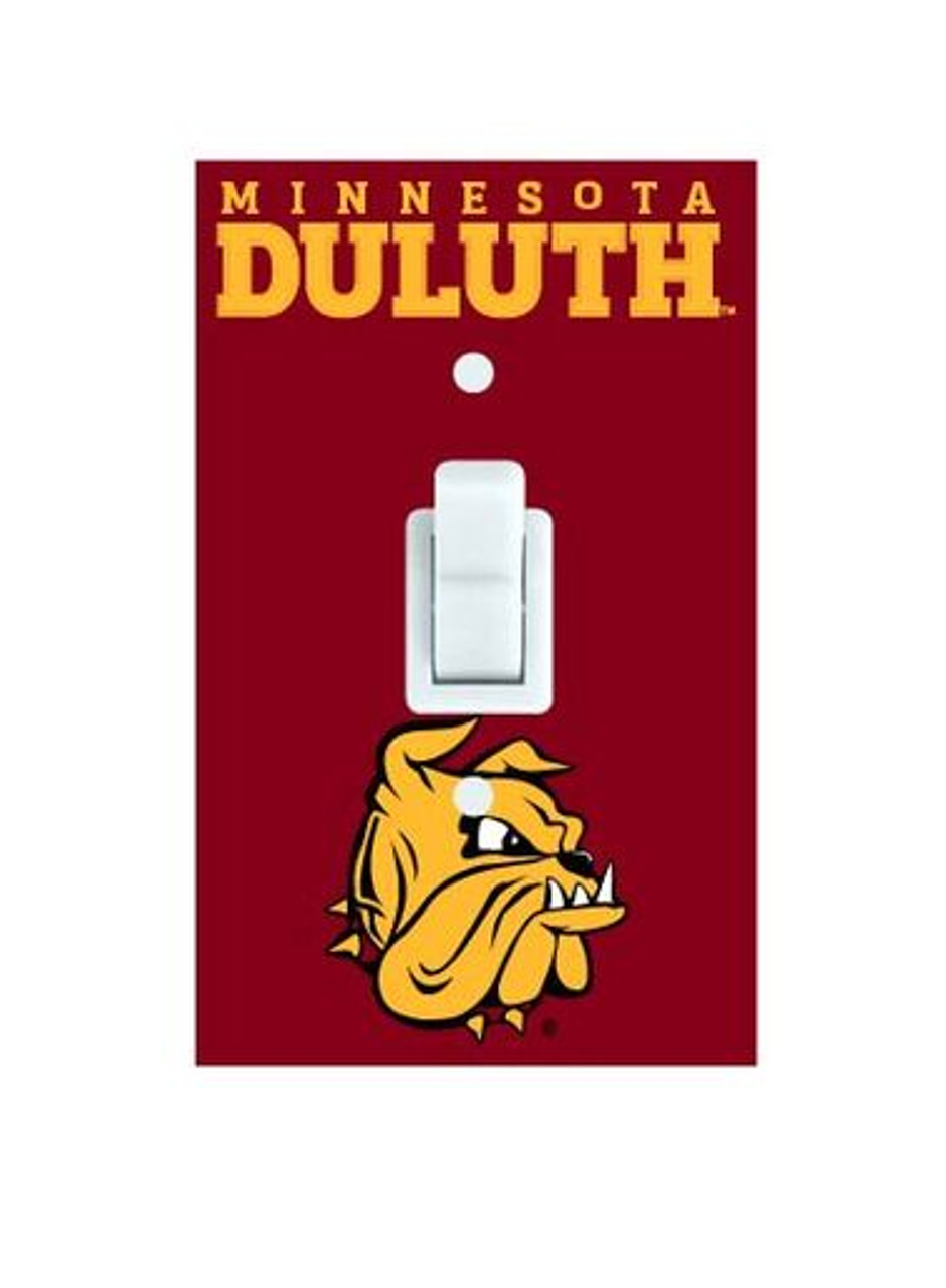 Minnesota Duluth Bulldogs Light Switch Cover