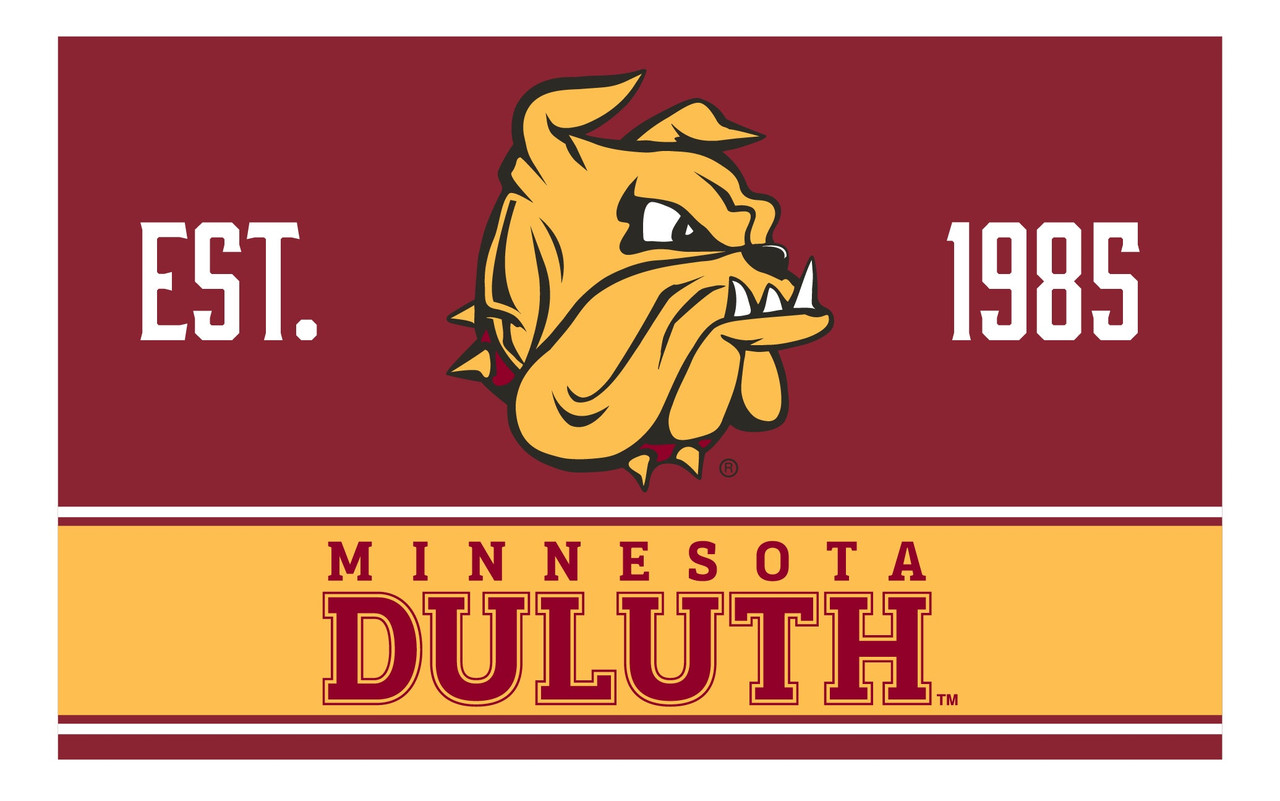 Minnesota Duluth Bulldogs Wood Sign with Frame