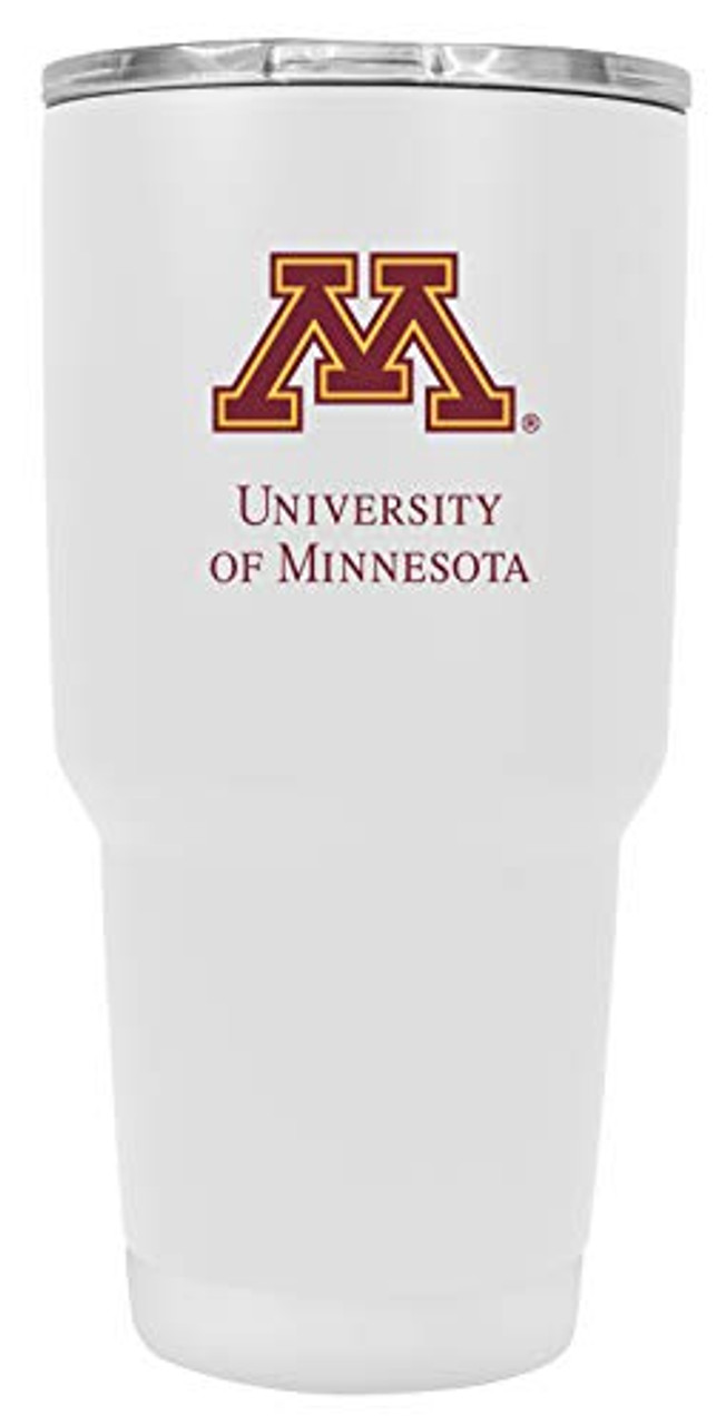 Minnesota Gophers 24 oz White Insulated Stainless Steel Tumbler