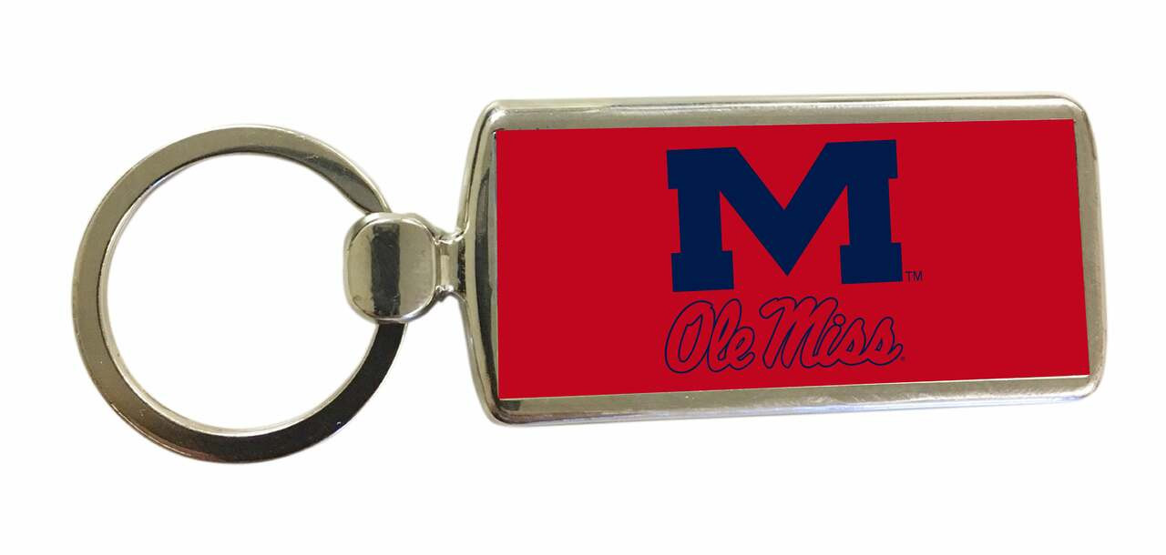 Mississippi Rebels Ole Miss Metal Keychain