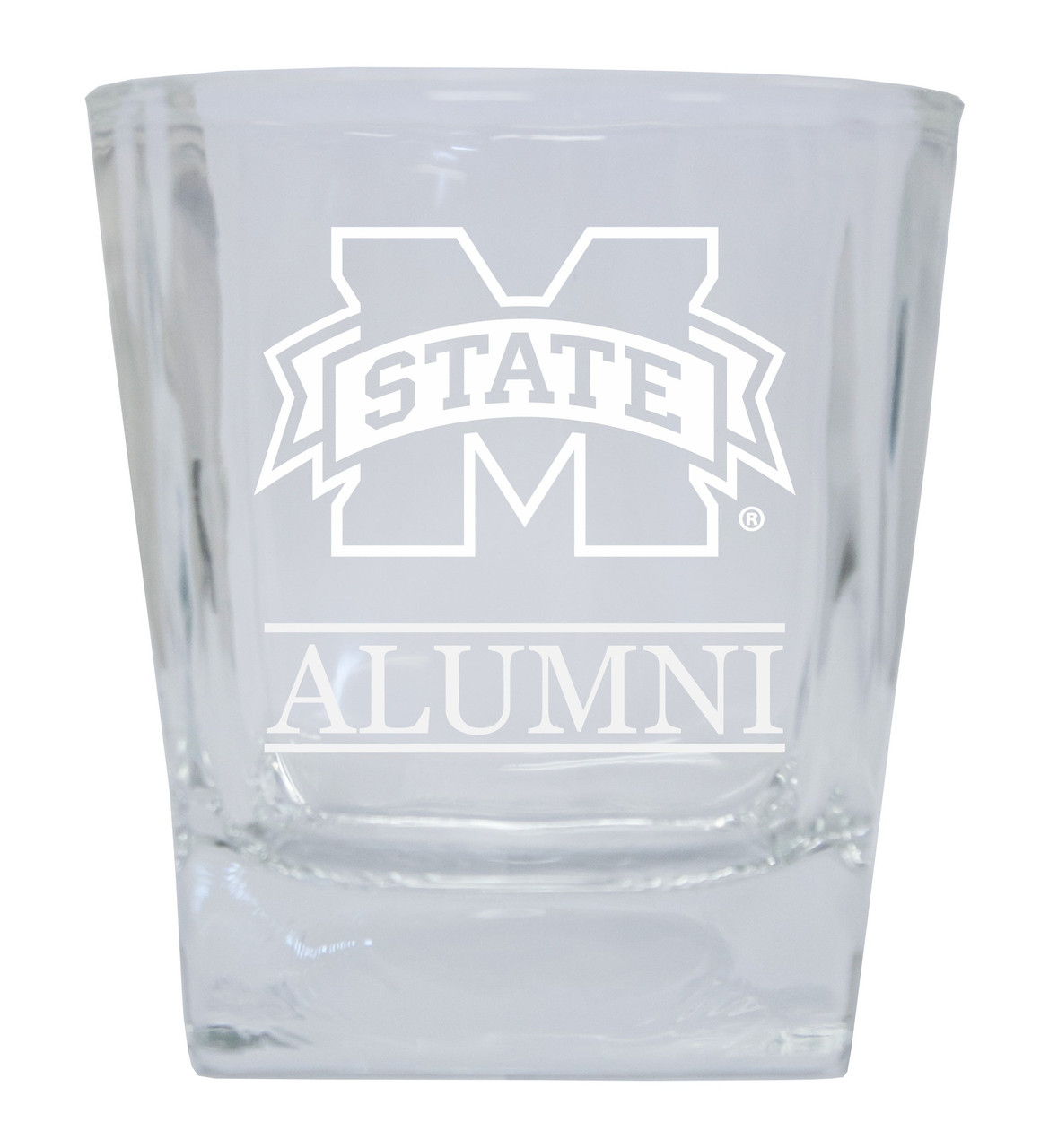 Mississippi State Bulldogs 8 oz Etched Alumni Glass Tumbler 2-Pack