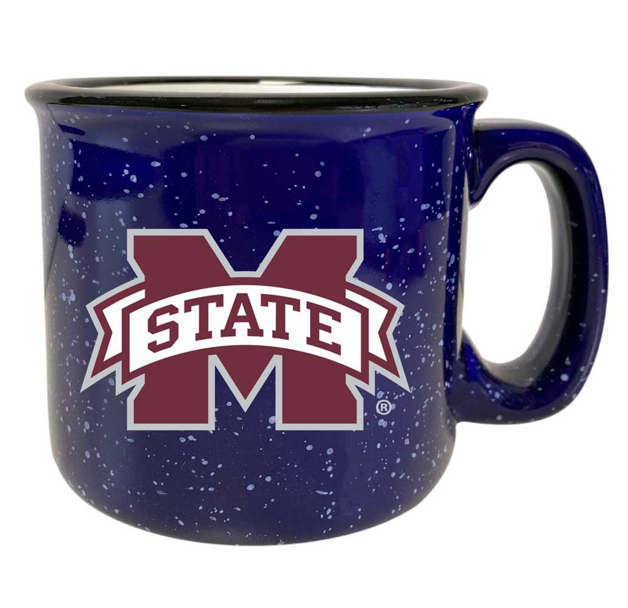 Mississippi State Bulldogs Speckled Ceramic Camper Coffee Mug (Choose Your Color).