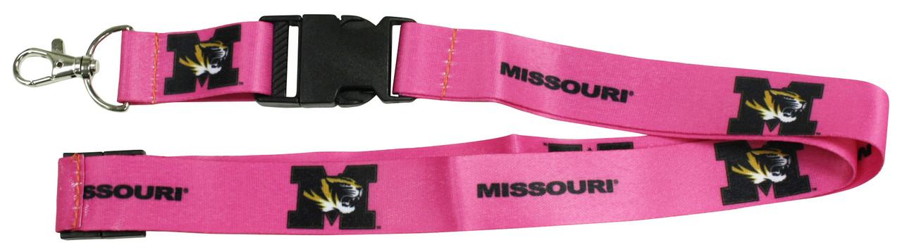 Missouri Tigers Pink Lanyard