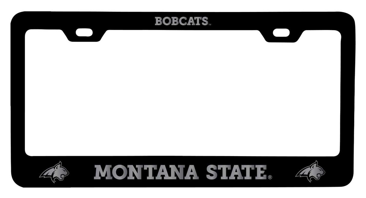 Montana State Bobcats Laser Engraved Metal License Plate Frame Choose Your Color