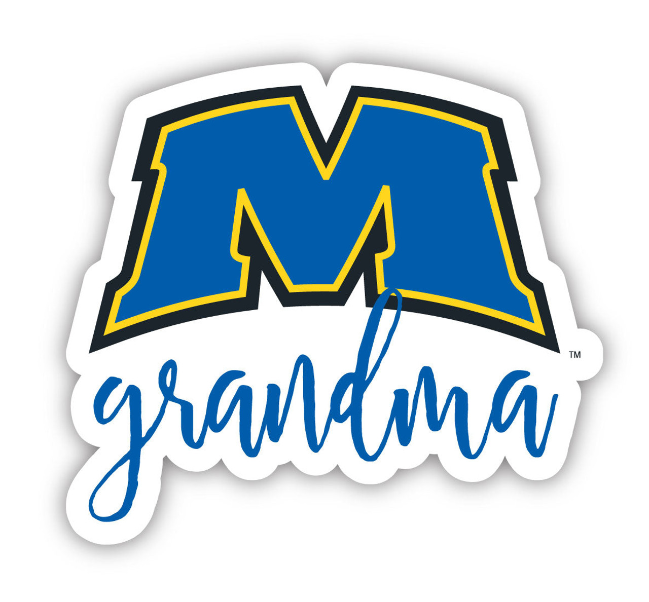 Morehead State University 4 Inch Proud Grand Mom Die Cut Decal