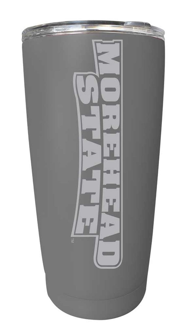 Morehead State University Etched 16 oz Stainless Steel Tumbler (Gray)