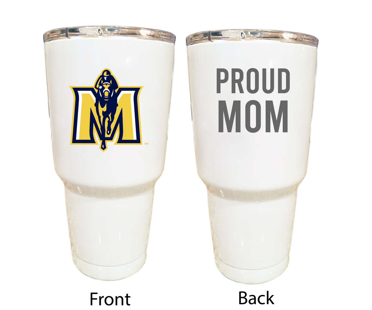 Murray State University Proud Mom 24 oz Insulated Stainless Steel Tumblers Choose Your Color.