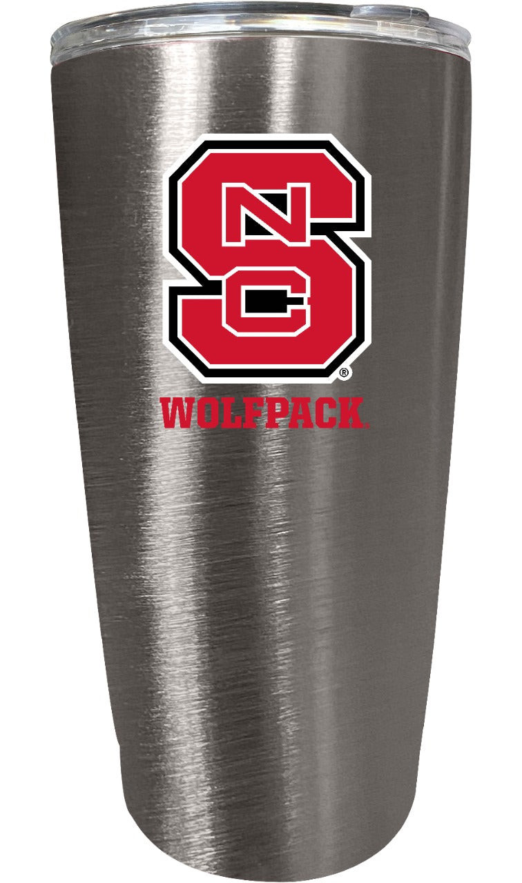 NC State Wolfpack 16 oz Insulated Stainless Steel Tumbler colorless