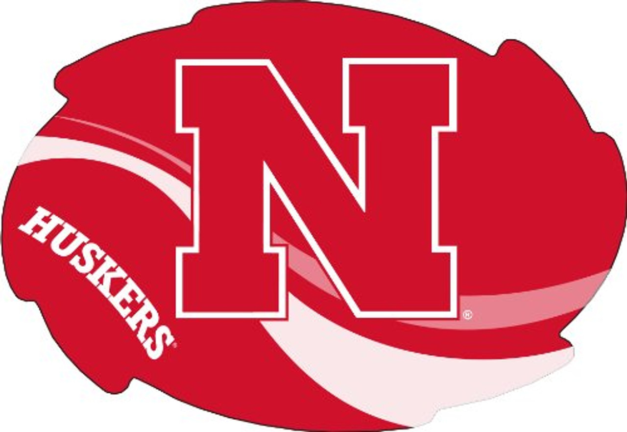 Nebraska Cornhuskers 5x6 Inch Swirl Magnet Single