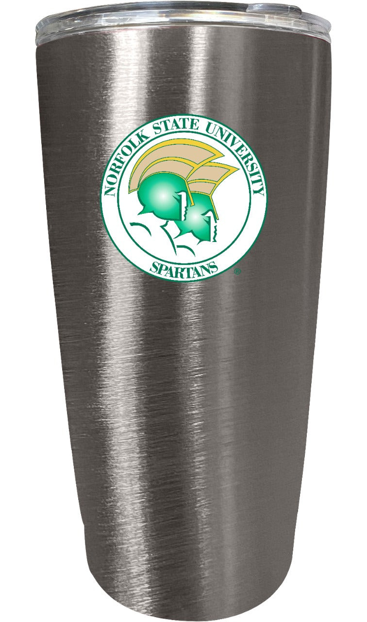 Norfolk State University 16 oz Insulated Stainless Steel Tumbler colorless