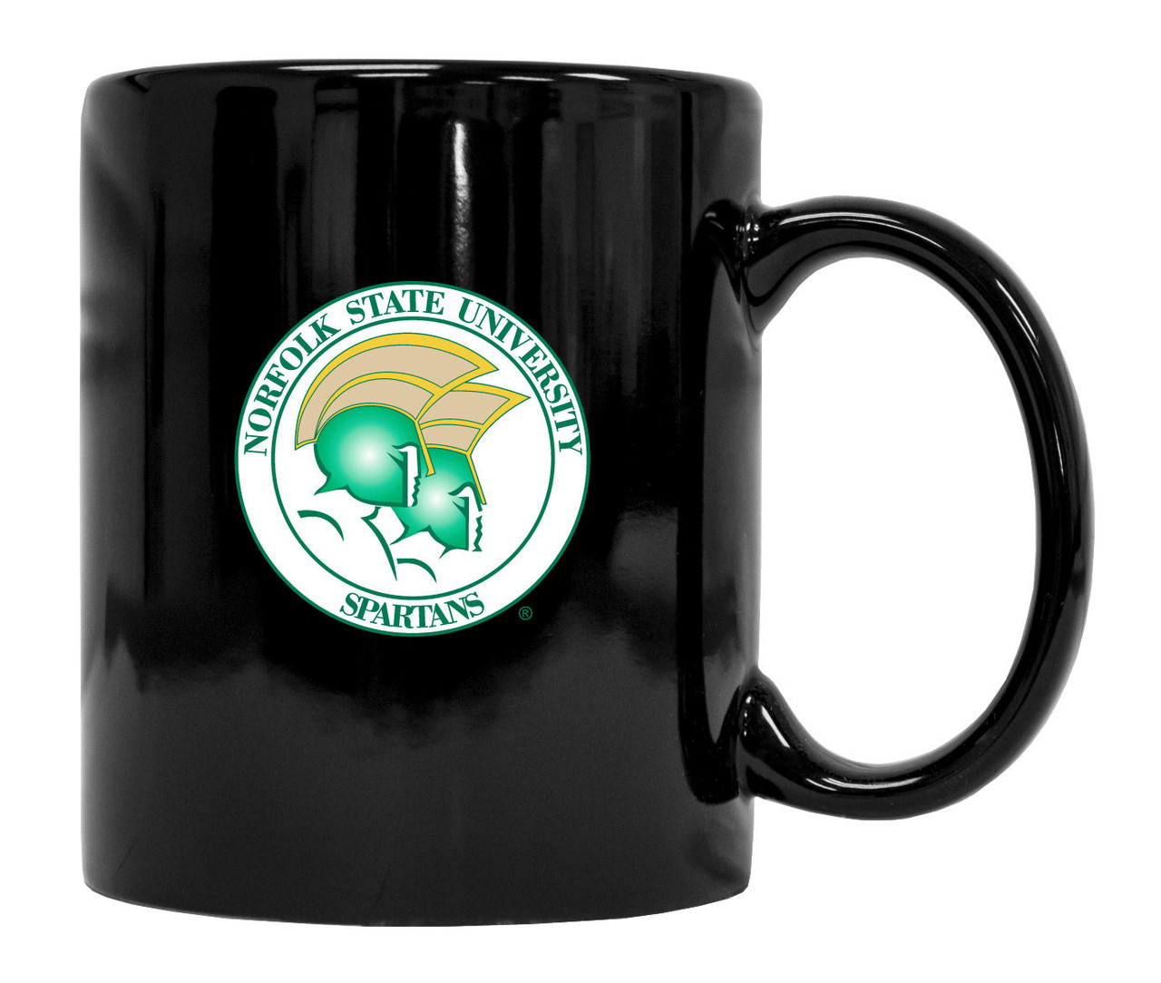 Norfolk State University Black Ceramic Coffee Mug 2-Pack (Black).