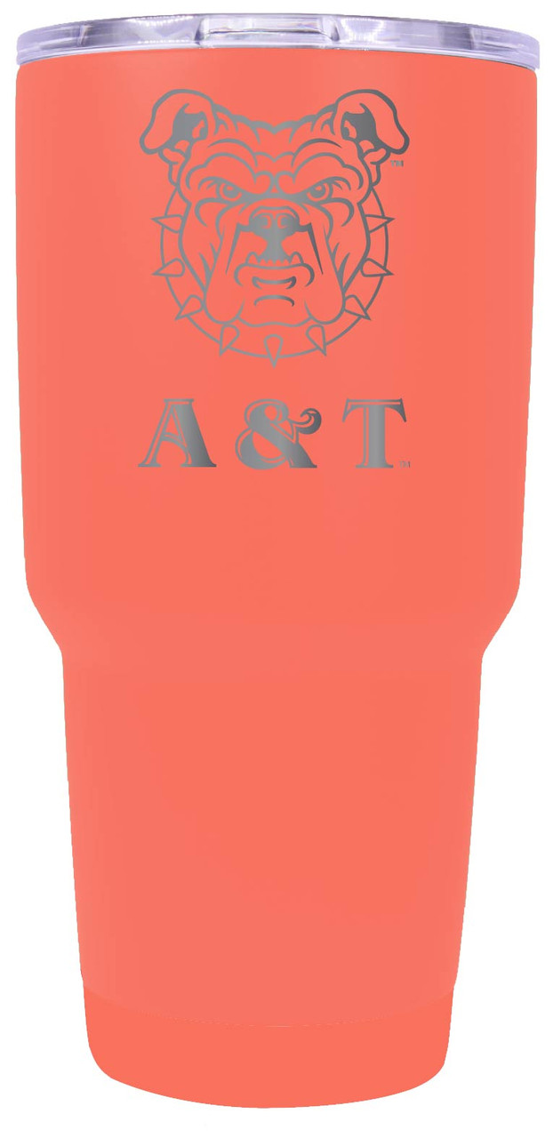 North Carolina A&T State Aggies 30 oz Laser Engraved Stainless Steel Insulated Tumbler Choose Your Color.