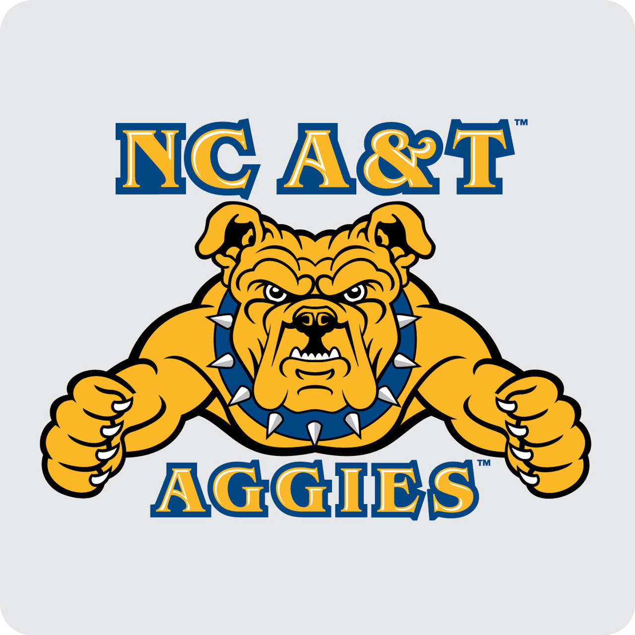 North Carolina A&T State Aggies Coasters Choice of Marble of Acrylic