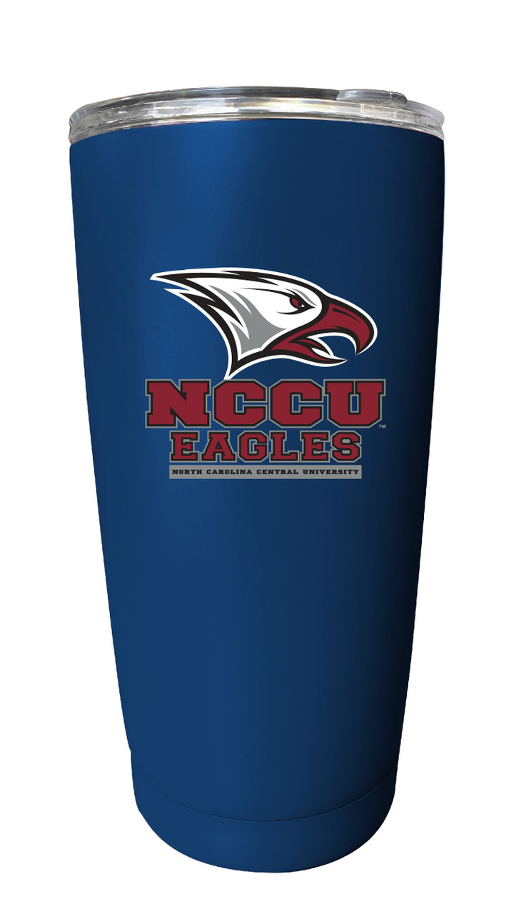 North Carolina Central Eagles 16 oz Insulated Stainless Steel Tumbler Straight - Choose Your Color.