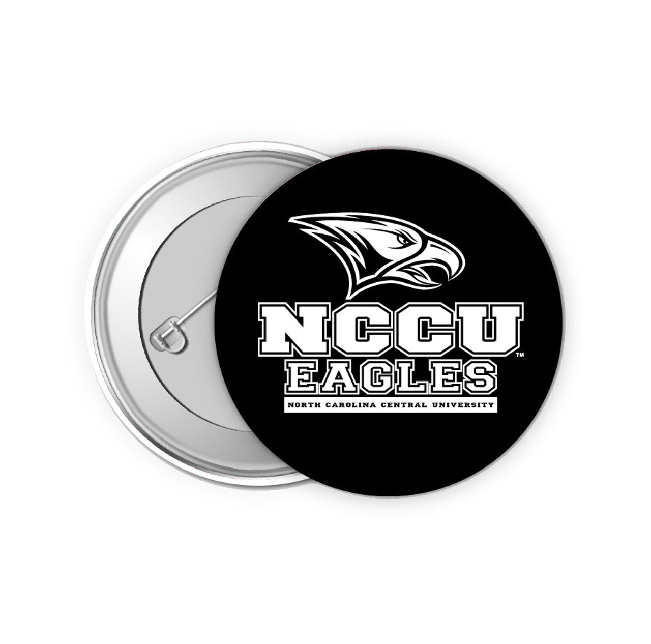North Carolina Central Eagles 2 Inch Button Pin 4 Pack