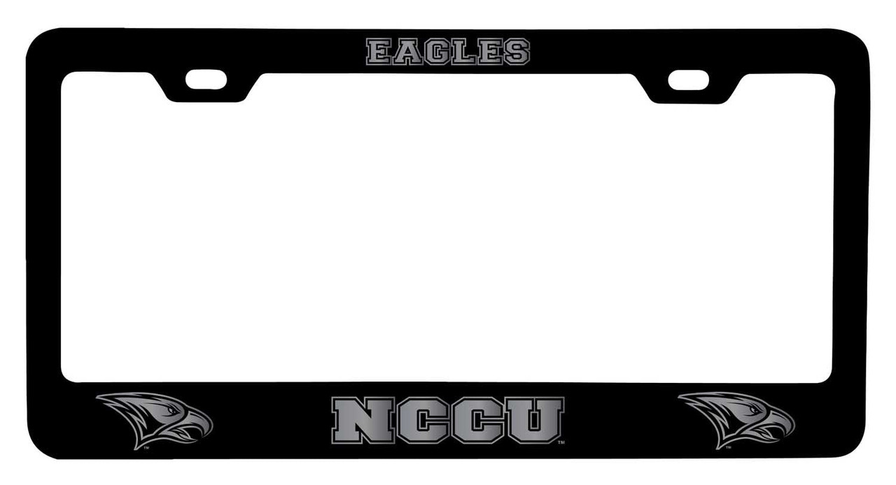 North Carolina Central Eagles Laser Engraved Metal License Plate Frame Choose Your Color