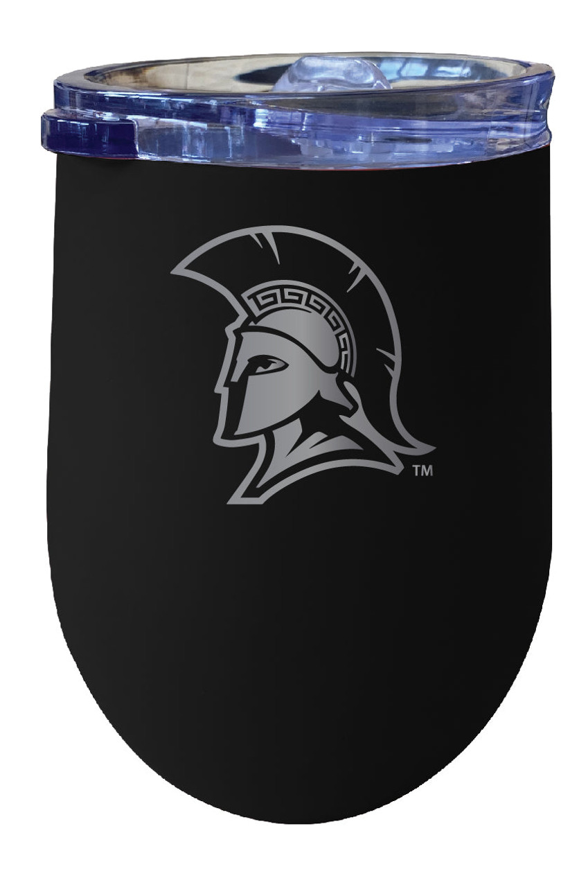 North Carolina Greensboro Spartans 12 oz Etched Insulated Wine Stainless Steel TumblerNorth Carolina Greensboro Spartans