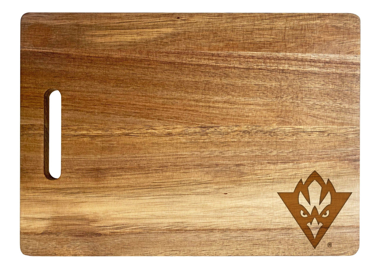 North Carolina Wilmington Seahawks Engraved Wooden Cutting Board 10" x 14" Acacia Wood