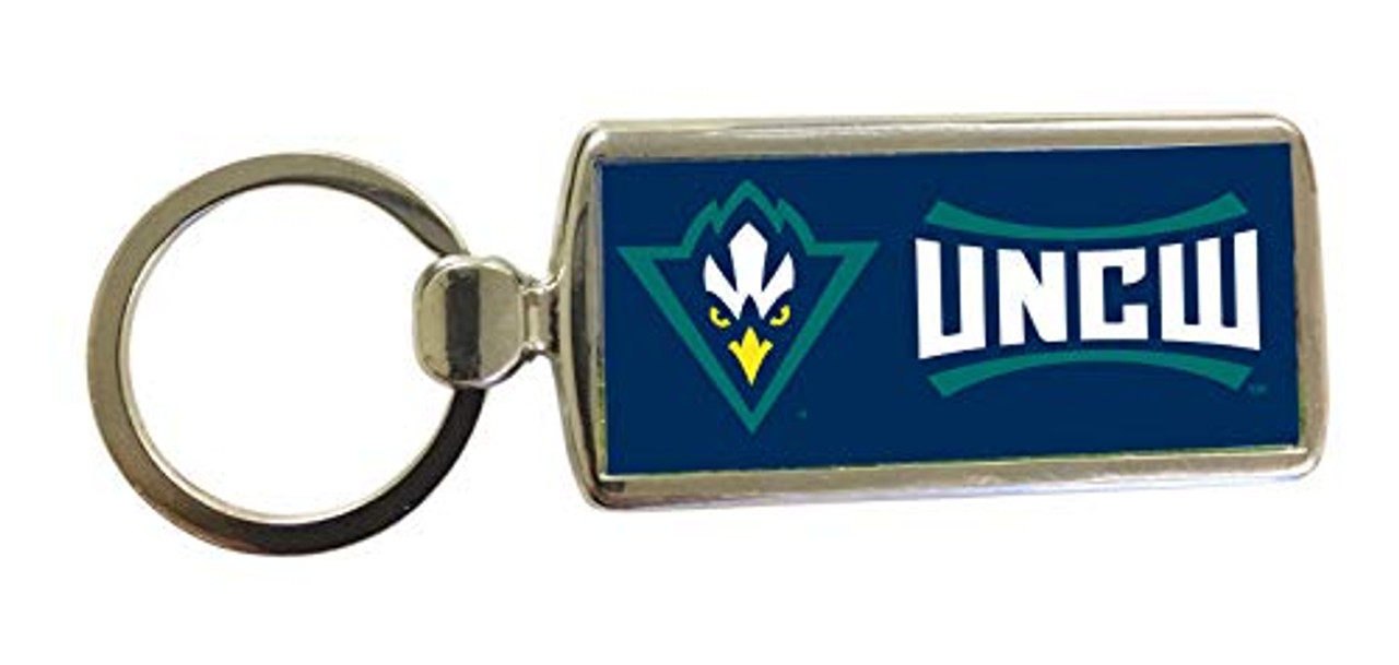 North Carolina Wilmington Seahawks Metal Keychain