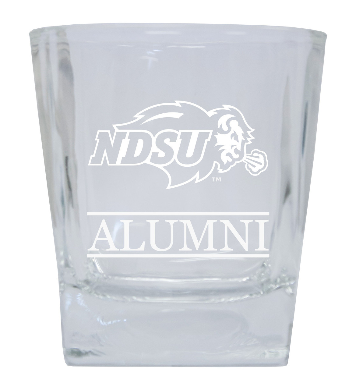 North Dakota Fighting Hawks Etched Alumni 5 oz Shooter Glass Tumbler 4-Pack