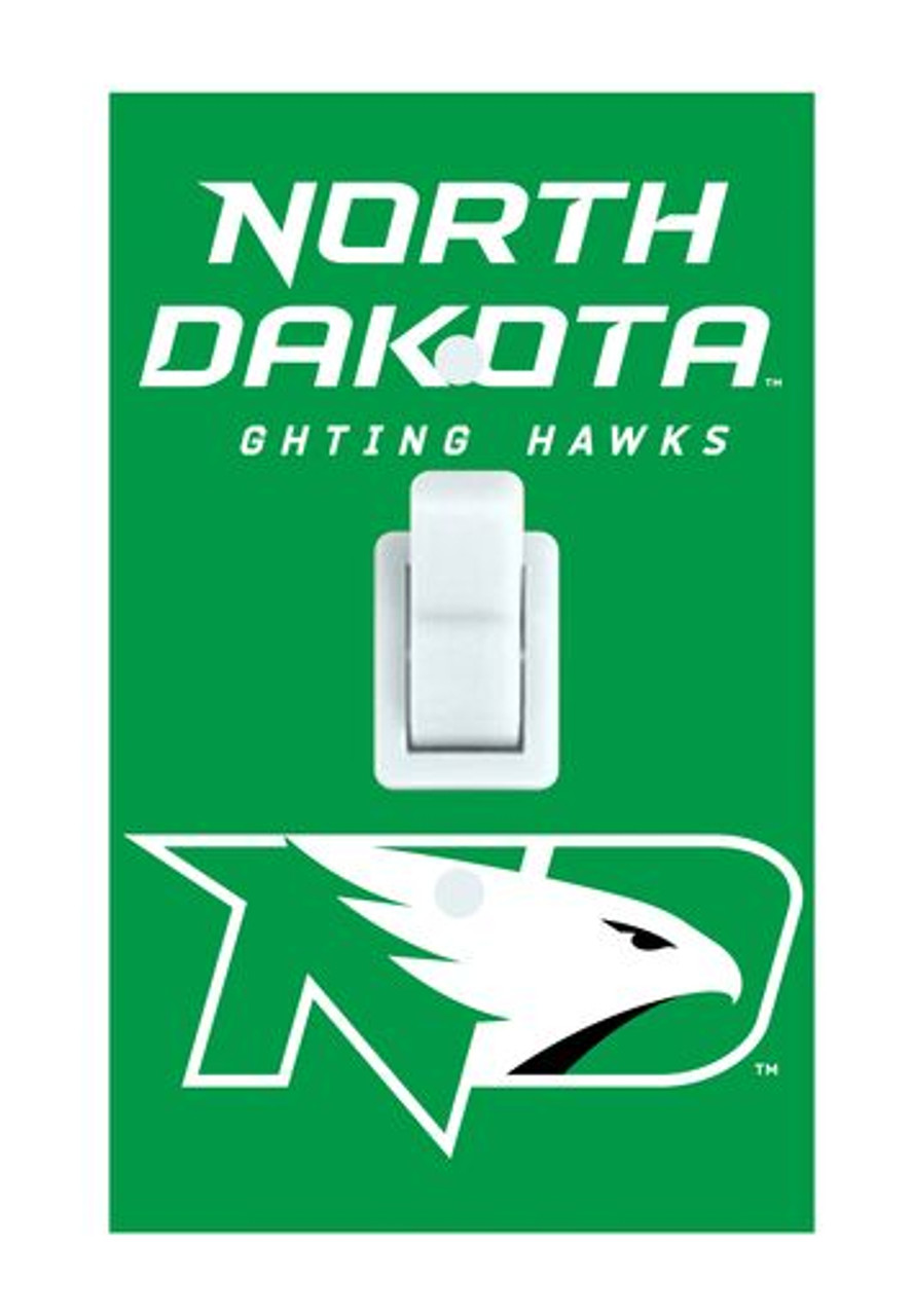 North Dakota Fighting Hawks Light Switch Cover