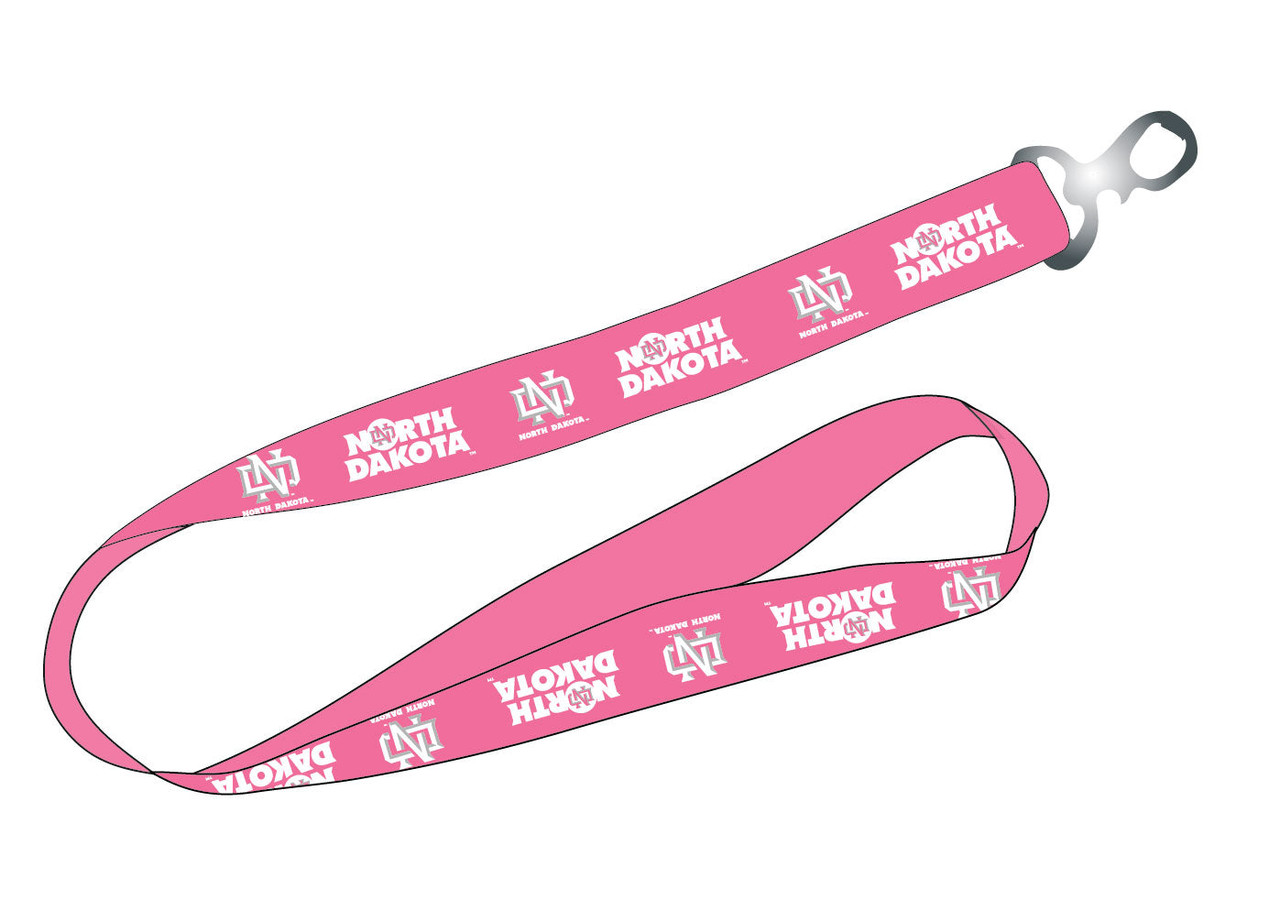 North Dakota Pink Lanyard