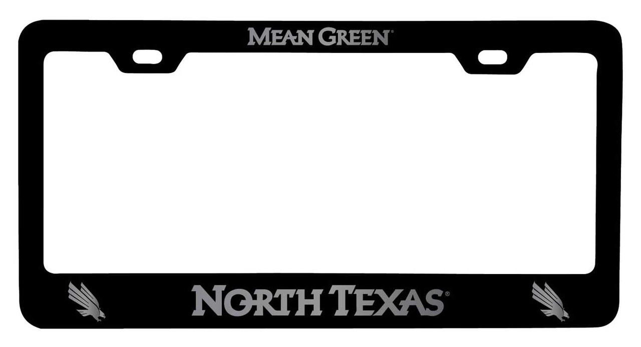 North Texas Laser Engraved Metal License Plate Frame Choose Your Color