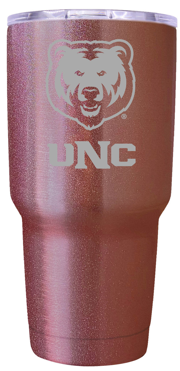 Northern Colorado Bears 24 oz Insulated Tumbler Etched - Rose Gold