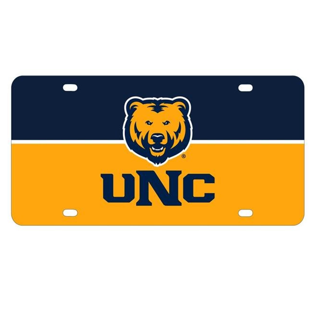 Northern Colorado Bears Metal License Plate Car Tag