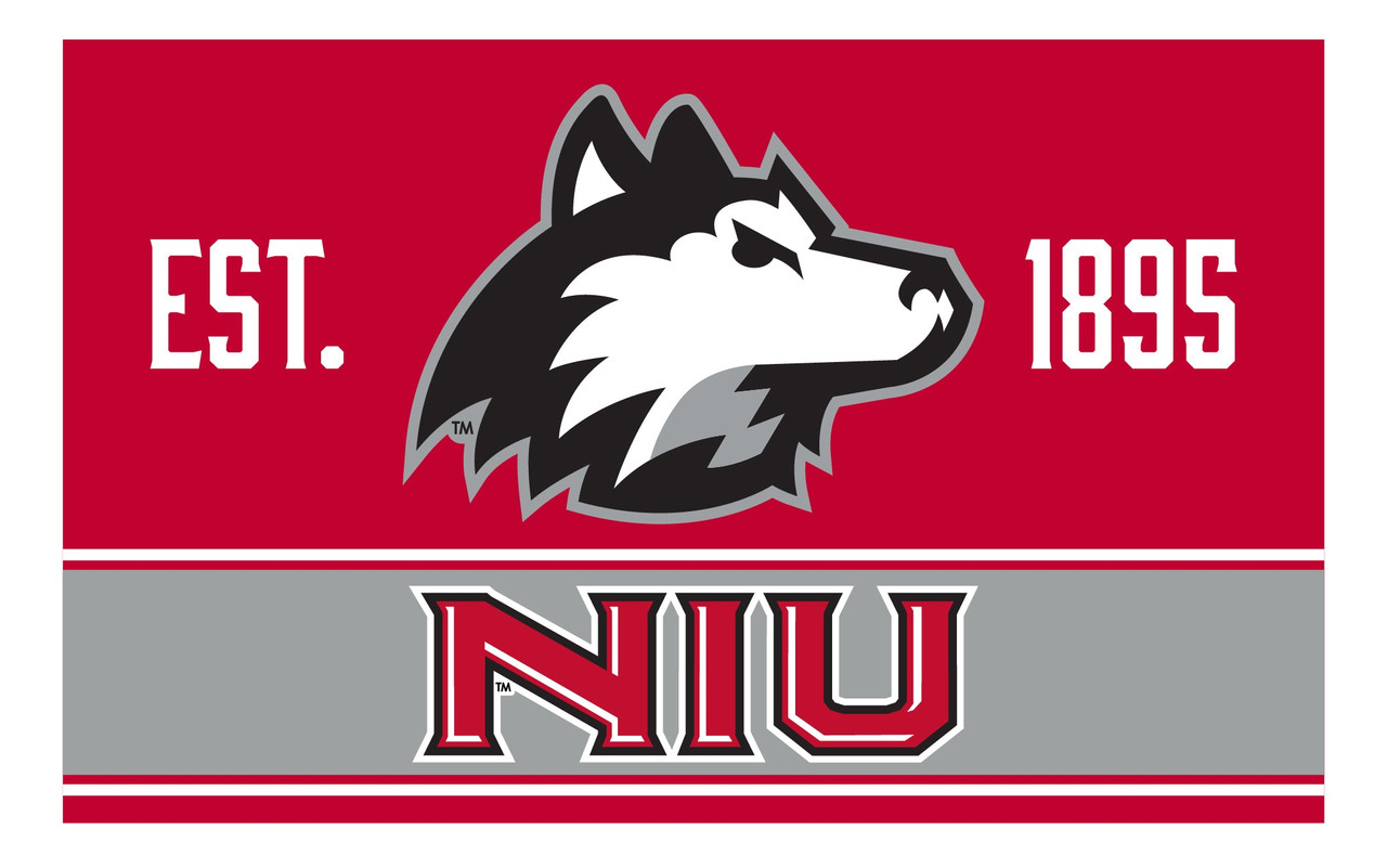 Northern Illinois Huskies Wood Sign with Frame