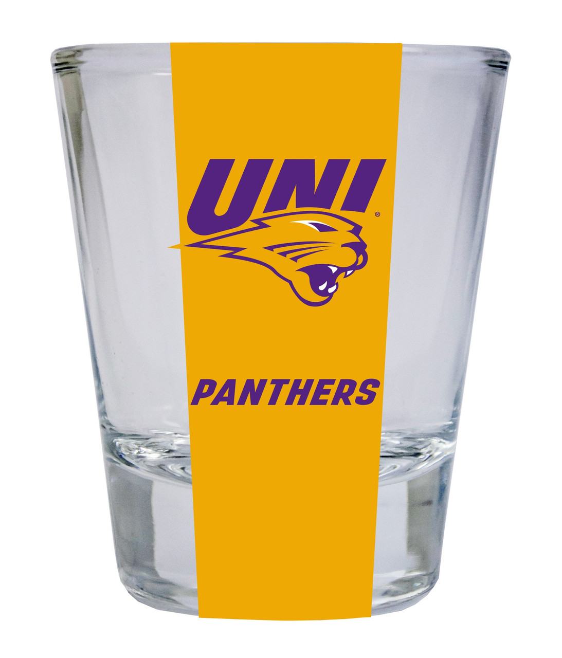 Northern Iowa Panthers Round Shot Glass