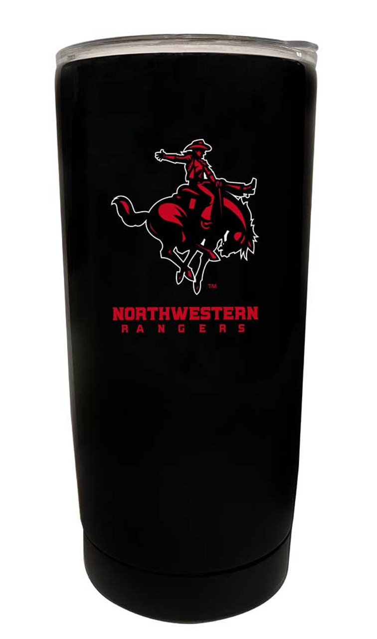 Northwestern Oklahoma State University 16 oz Choose Your Color Insulated Stainless Steel Tumbler Glossy brushed finish