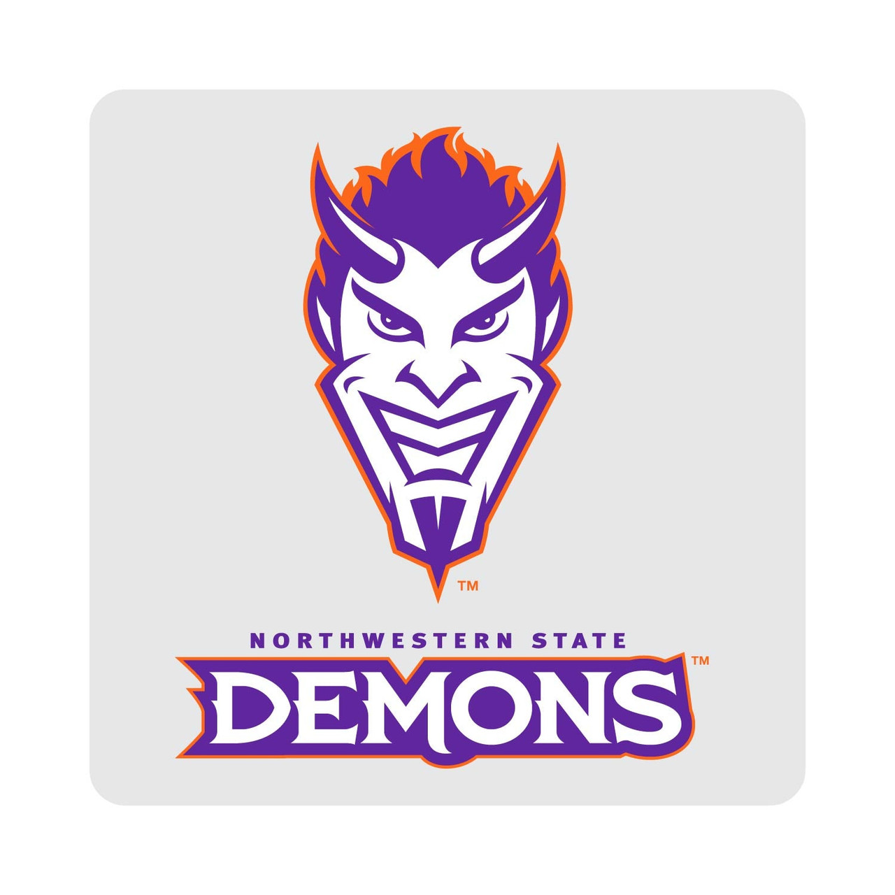 Northwestern State Demons Coasters Choice of Marble of Acrylic