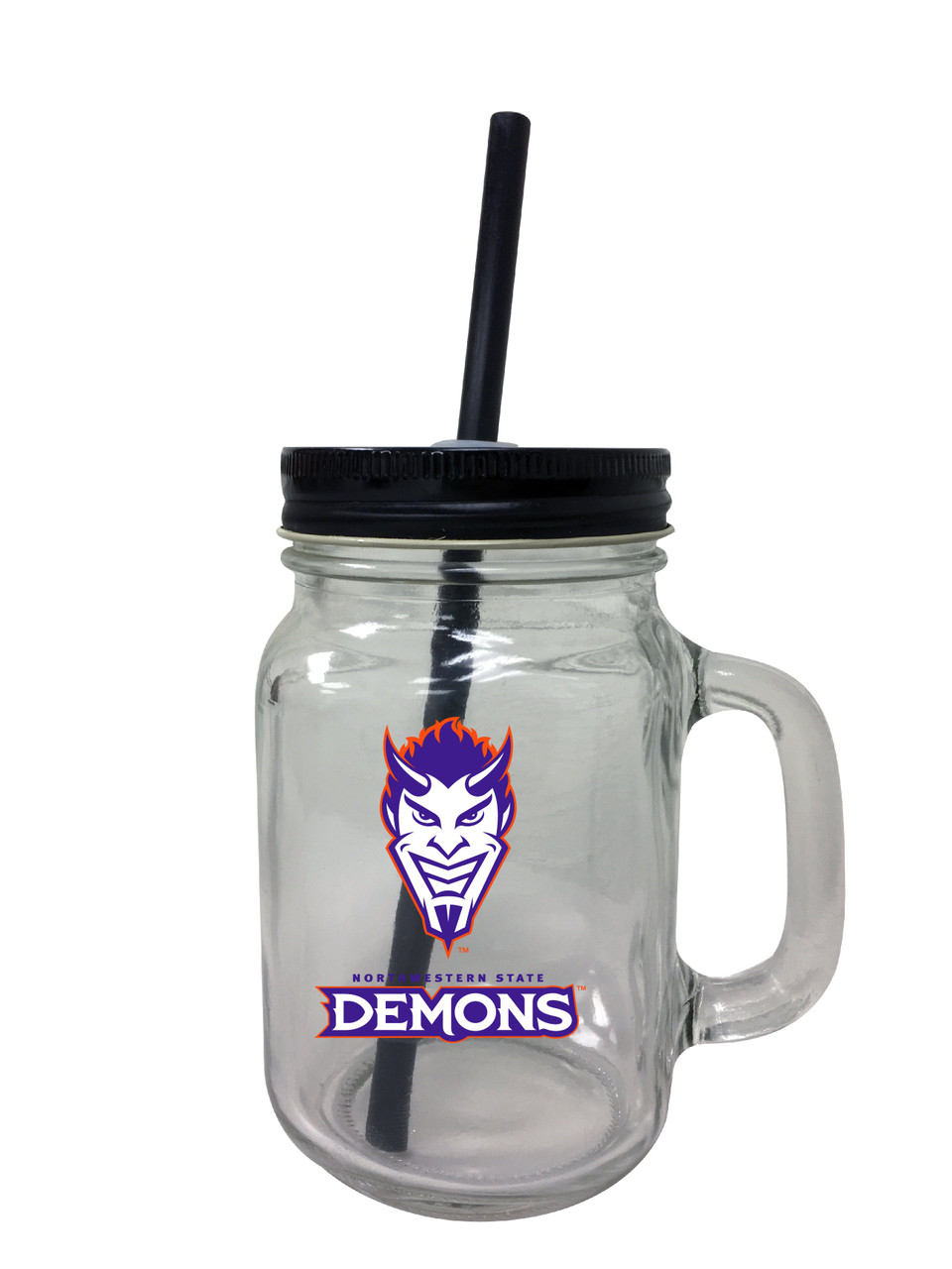 Northwestern State University Mason Jar Glass 2-Pack