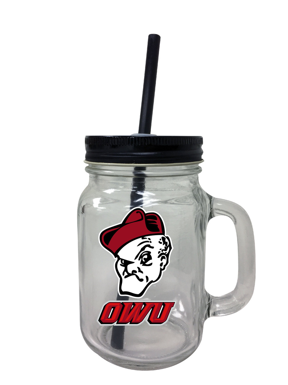Ohio Wesleyan University Mason Jar Glass 2-Pack