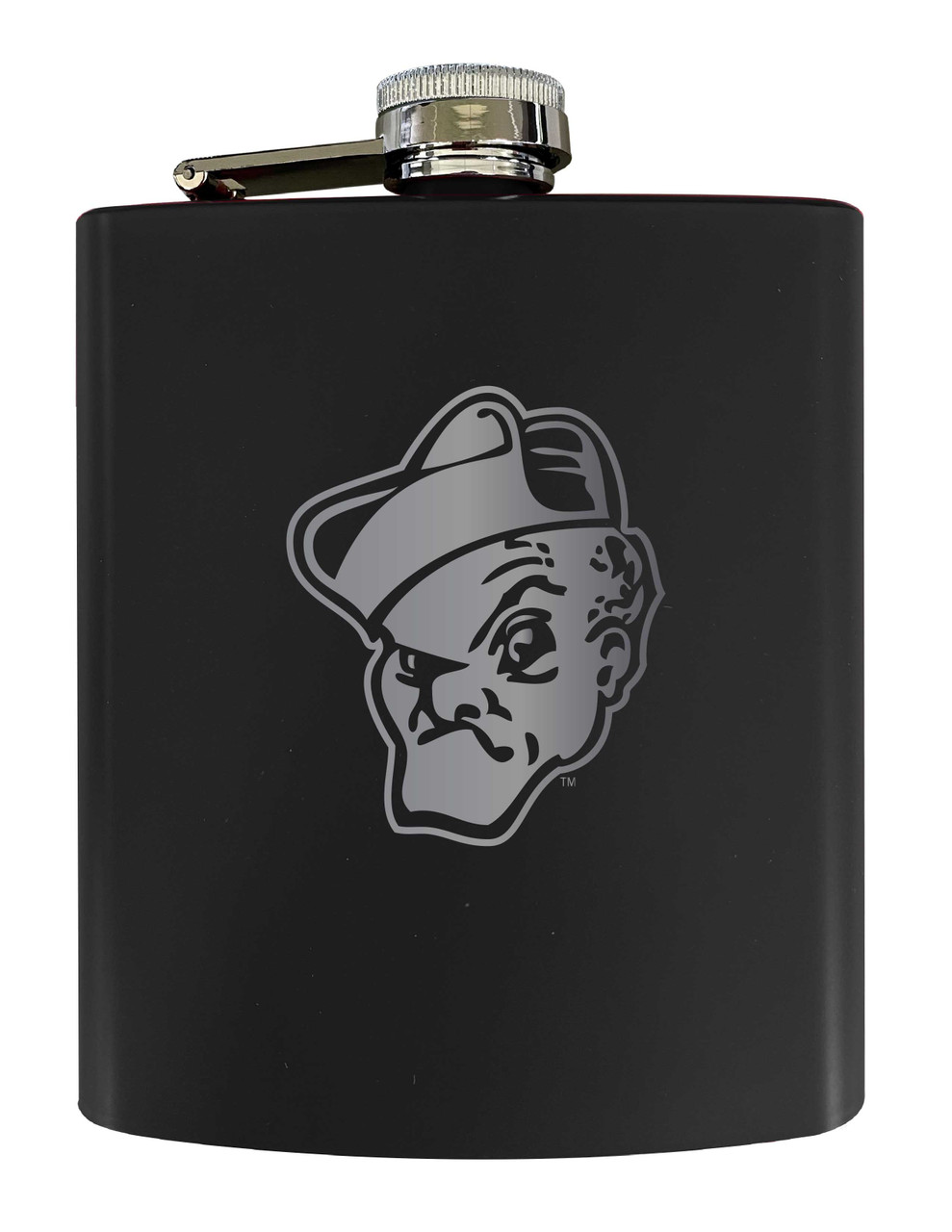 Ohio Wesleyan University Matte Finish Stainless Steel 7 oz Flask