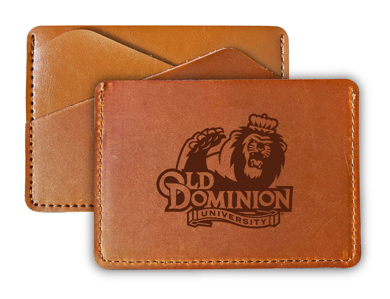 Old Dominion Monarchs College Leather Card Holder Wallet