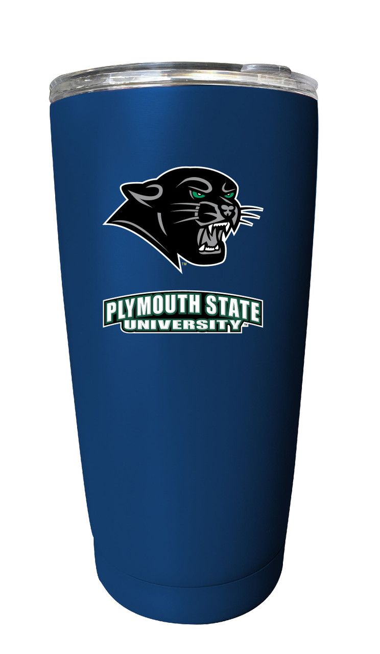 Plymouth State University 16 oz Insulated Stainless Steel Tumbler Straight - Choose Your Color.