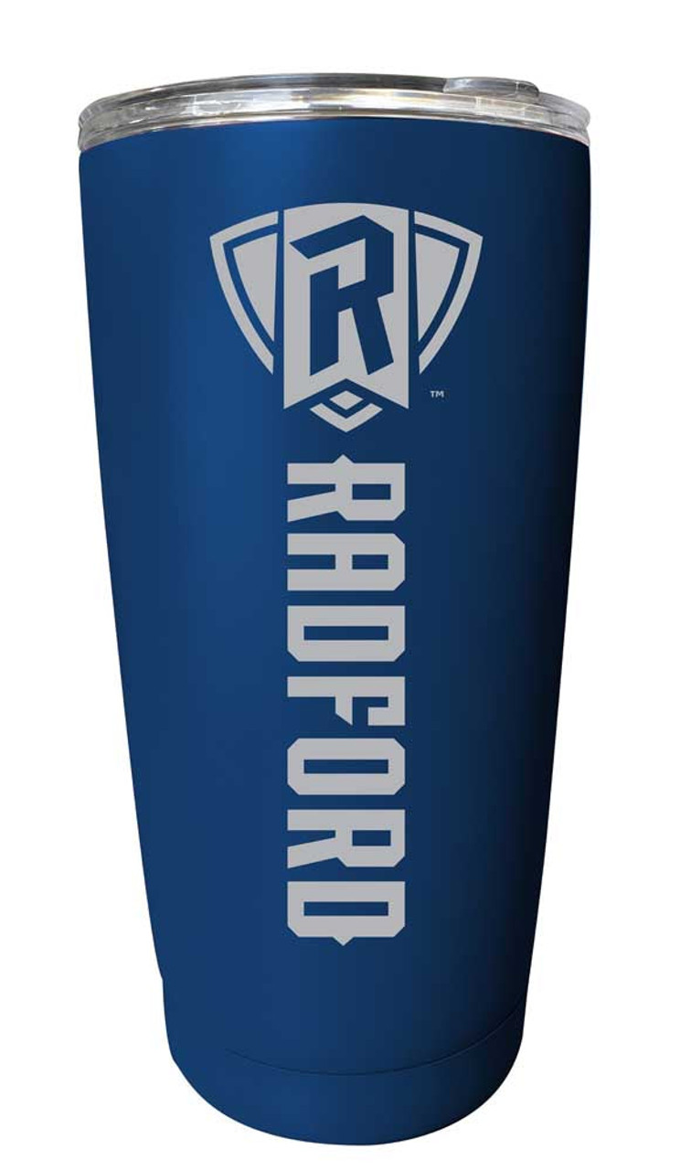 Radford University Etched 16 oz Stainless Steel Tumbler (Choose Your Color)