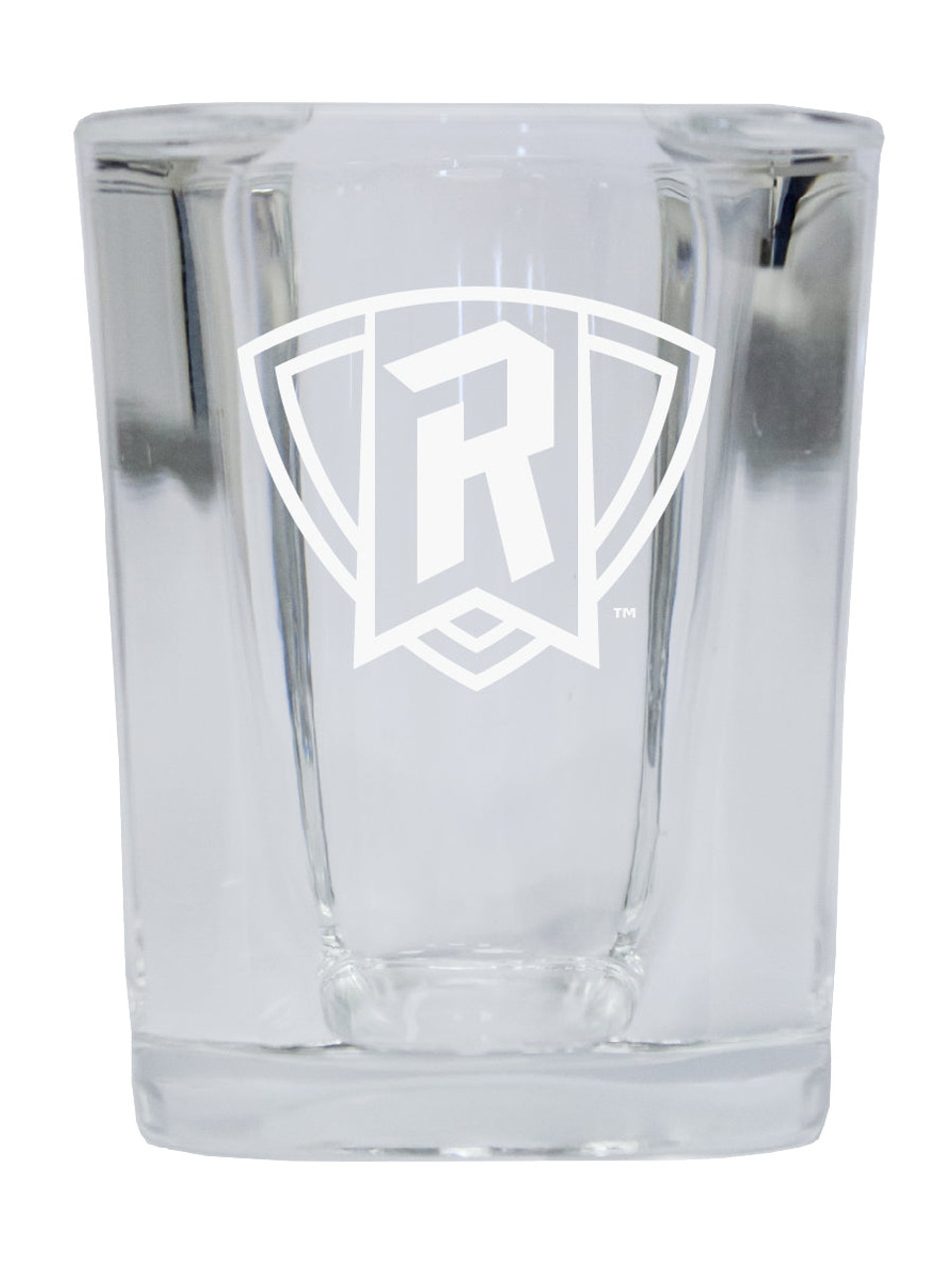 Radford University Highlanders 2 Ounce Square Shot Glass laser etched logo Design