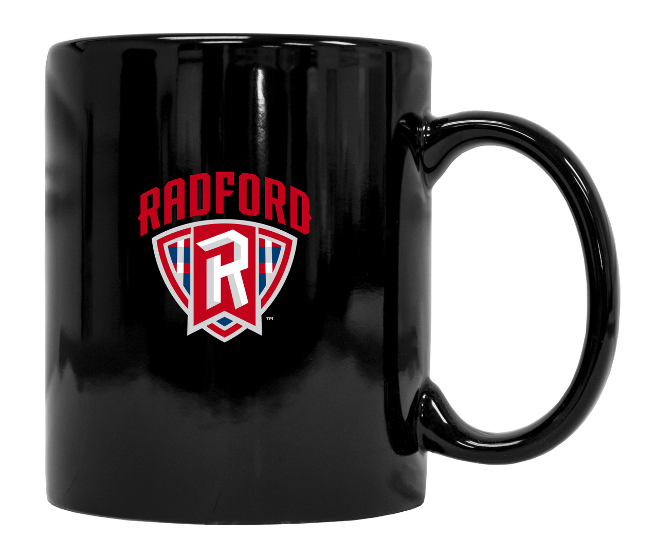 Radford University Highlanders Black Ceramic Mug 2-Pack (Black).