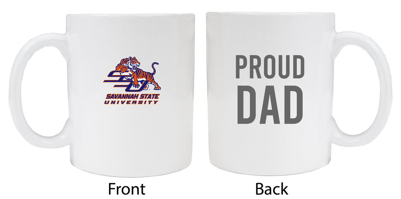 Savannah State UniversityProud Dad White Ceramic Coffee Mug (White).