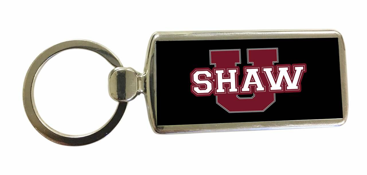 Shaw University Bears Metal Keychain