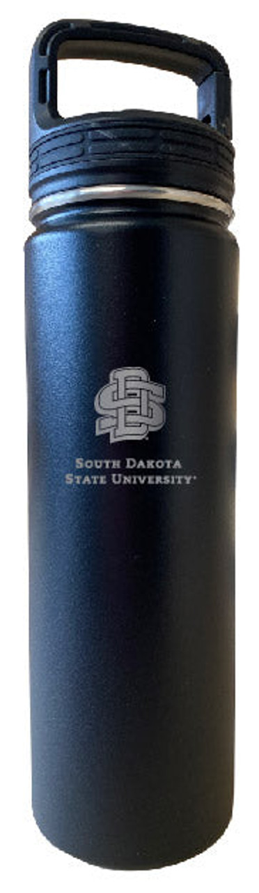 South Dakota State Jackrabbits 32 Oz Engraved Choose Your Color Insulated Double Wall Stainless Steel Water Bottle Tumbler