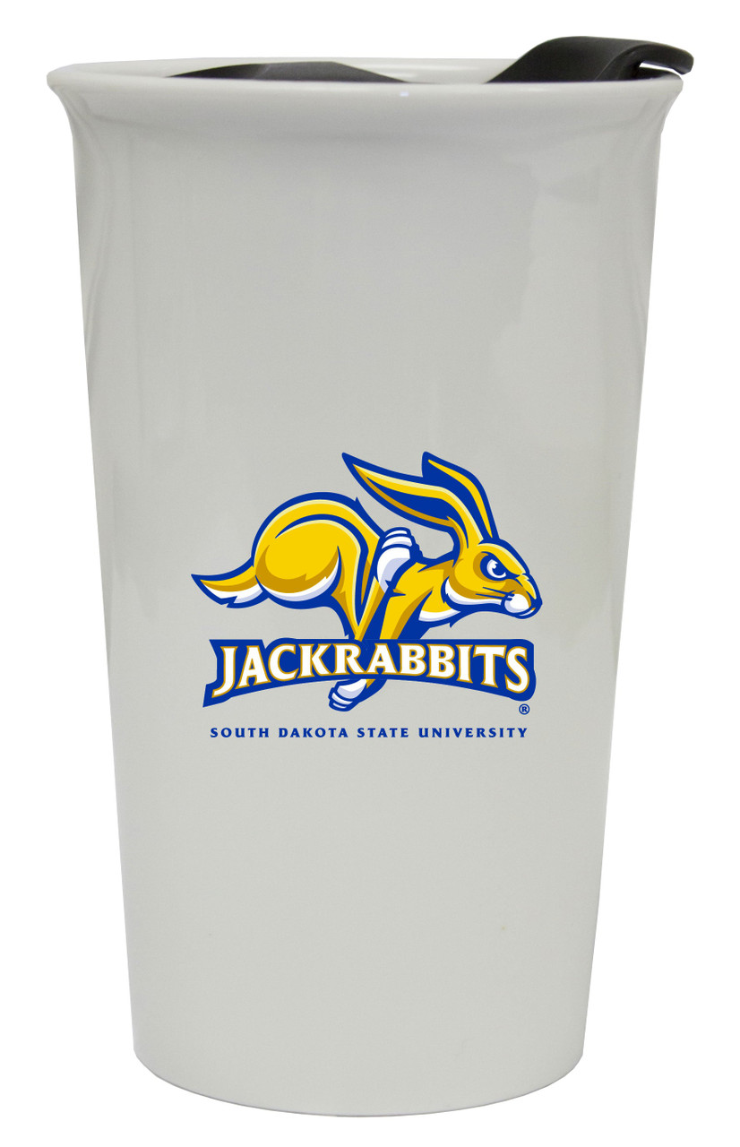 South Dakota State Jackrabbits Double Walled Ceramic Tumbler