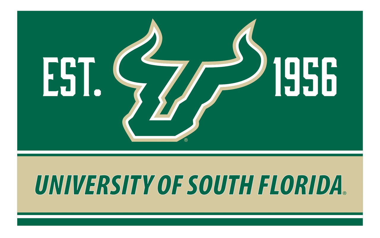 South Florida Bulls Wood Sign with Frame