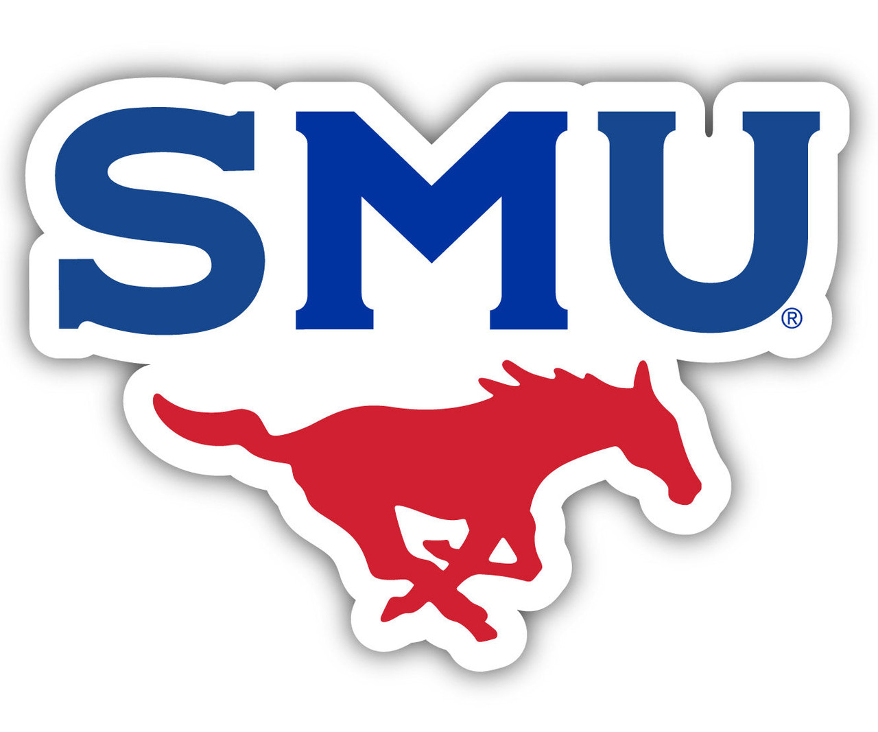 Southern Methodist University 4 Inch Vinyl Decal Sticker